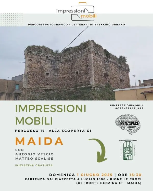 images Trekking urbano alla scoperta di Maida con "Impressioni Mobili": appuntamento l'1 giugno 