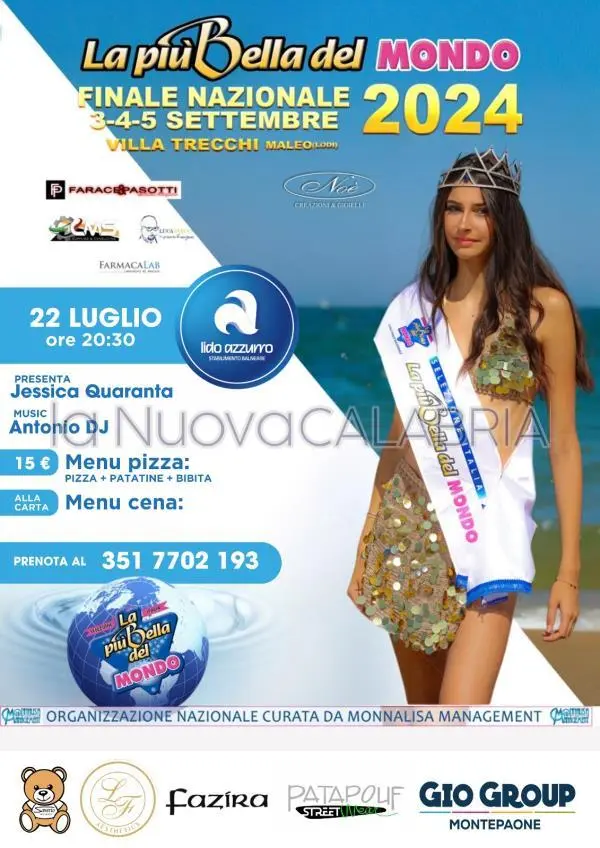 images Il 22 luglio a Montepaone la selezione regionale di "Miss la più bella del mondo"