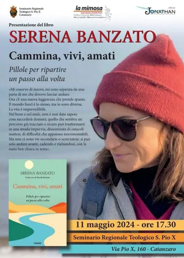 images A Catanzaro la presentazione del libro di Serena Banzato “Cammina, vivi, amati”