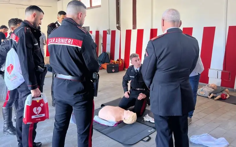 Formazione per i carabinieri della Compagnia di Soverato con il Corso BLS-D