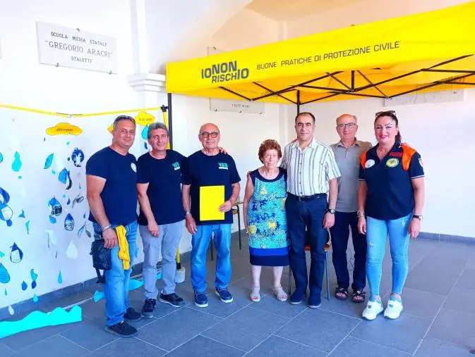 Stalettì, si conclude con successo il campo scuola VAB Calabria “Anch’io sono la Protezione Civile” 