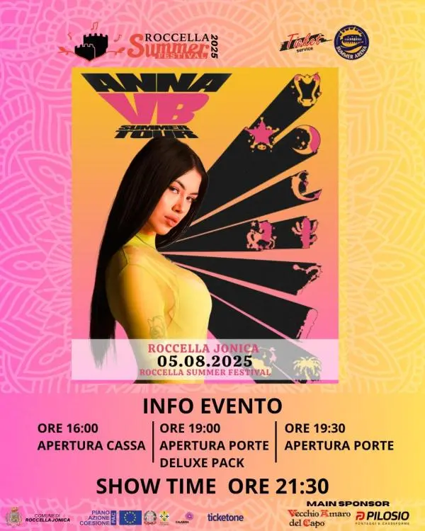 Roccella Summer Festival, tutto pronto al Teatro al Castello per l’edizione 2025: si parte domani sera con Anna