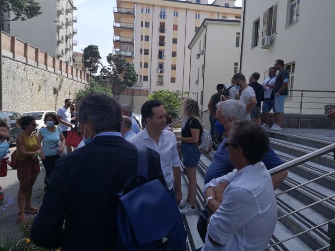 images Sant'Anna hospital, il consigliere regionale Francesco Pitaro in Procura e in Prefettura con i vertici della struttura