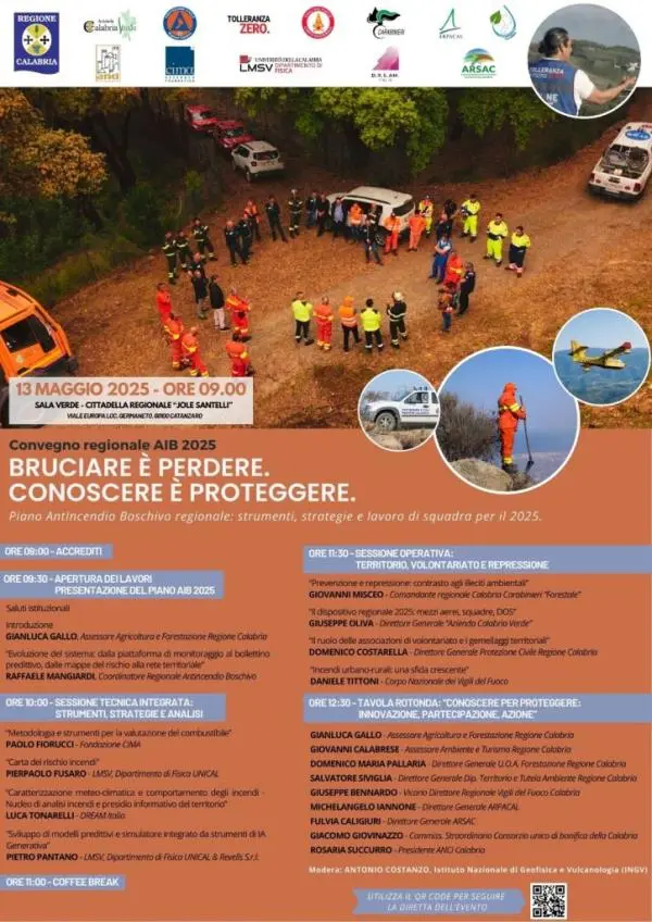 images Piano Antincendio 2025, “Bruciare è perdere, conoscere è proteggere": il convegno in Cittadella