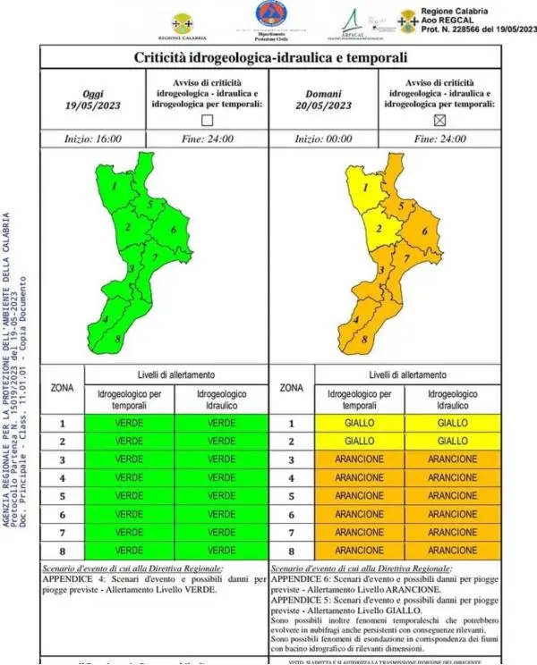 Allerta Arancione, Sabato Scuole Chiuse A Catanzaro