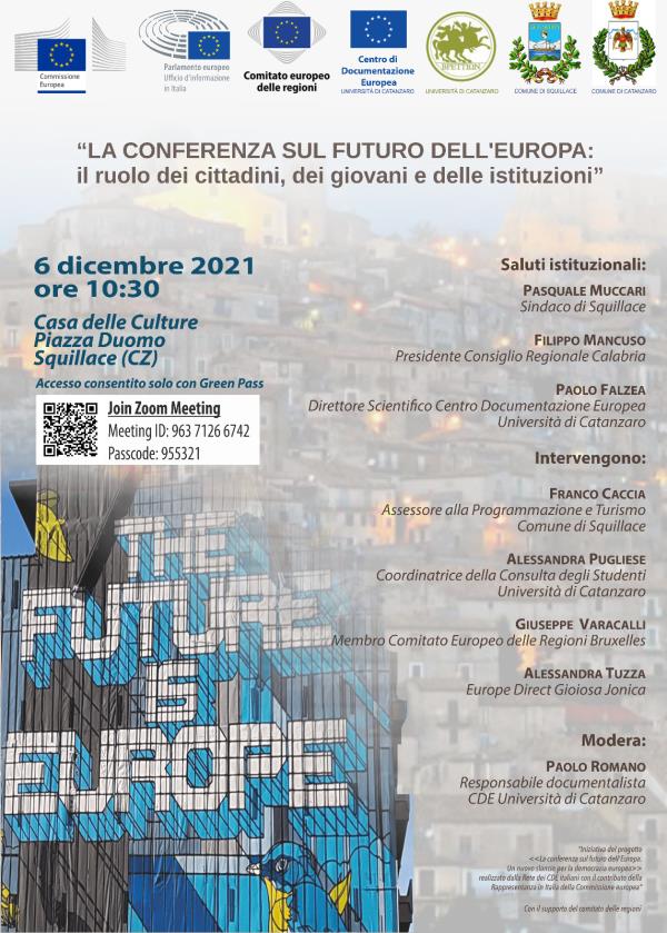 images “La conferenza sul futuro dell’Europa”: lunedì l’incontro a Squillace