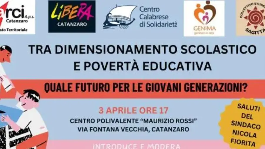 images Dimensionamento scolastico e povertà educativa: a Catanzaro ci si interroga sul futuro delle giovani generazioni