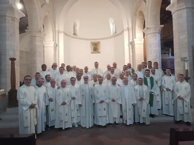 images Monsignor Maniago e i sacerdoti diocesani in pellegrinaggio a Tropea ai luoghi del Beato Don Mottola