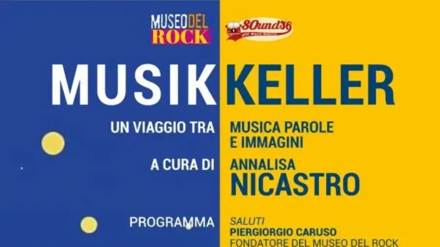 "Musikkeller", la raccolta corale di saggi-racconti arriva il 12 ottobre al Museo del Rock di Catanzaro 