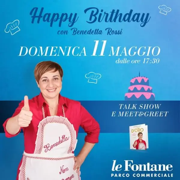 Il Parco Commerciale "Le Fontane" festeggia il compleanno con Benedetta Rossi