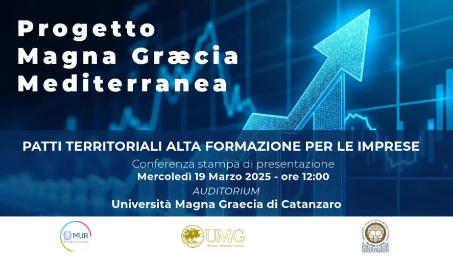 “Magna Græcia Mediterranea”, lo sviluppo del territorio passa dalla formazione di qualità: il progetto all'UMG