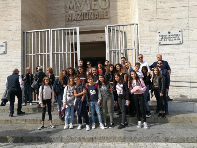 images Gli studenti della scuola media di Amato-Miglierina in visita al Museo Archeologico Nazionale di Reggio Calabria