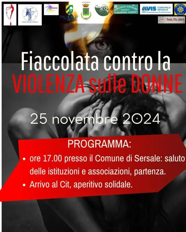 Sersale dice 'no' alla violenza sulle donne con una fiaccolata prevista per lunedì