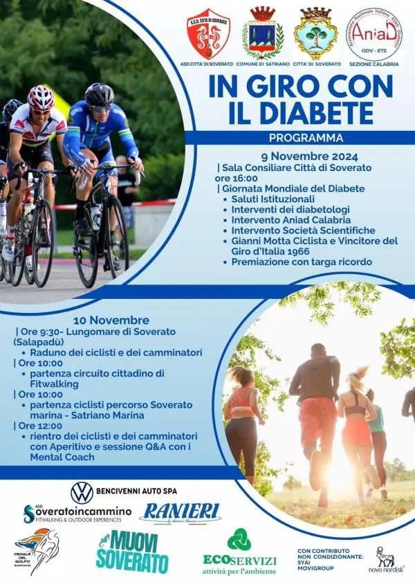 images 'In Giro con il Diabete', dal 9 al 10 novembre l'iniziativa a Soverato 