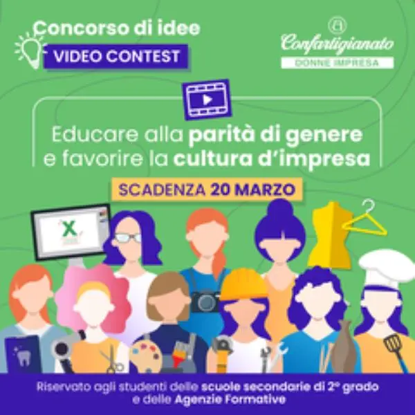 images Confartigianato lancia un contest per educare alla parità di genere e ai valori d’impresa