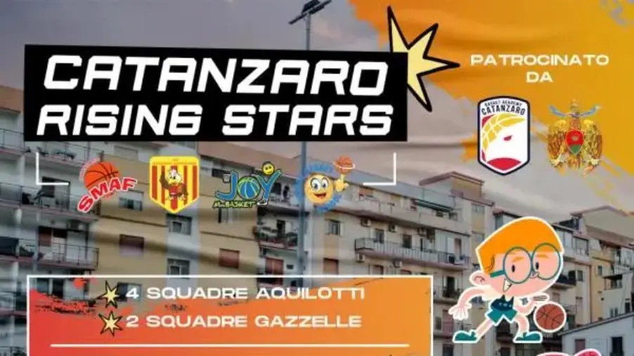 Arriva "Catanzaro Rising Stars Minibasket", la festa del basket giovanile 