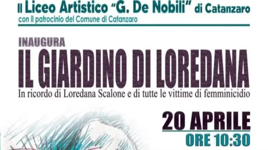 images A Catanzaro un giardino in memoria di Loredana Scalone: sabato 20 aprile l'inaugurazione