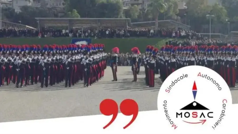 Un impegno per la Nazione, il MOSAC sostiene il giuramento degli Allievi Carabinieri del 143° corso a Reggio Calabria
