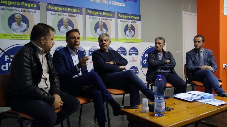 Elezioni a Lamezia Terme, Brugnano incontra il candidato Pegna