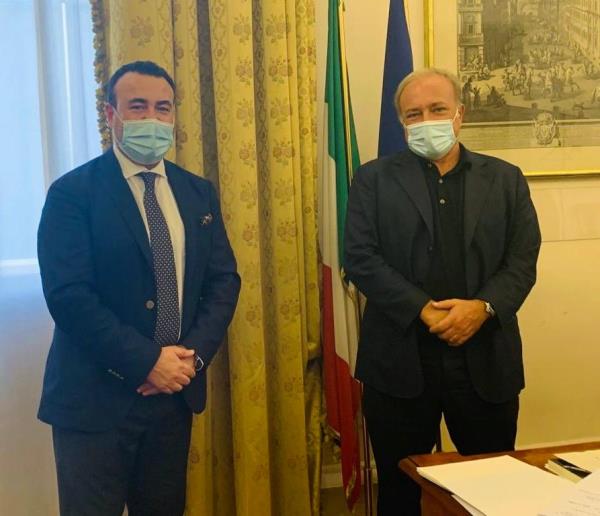 Servizio idrico in Calabria. Calabretta (Sorical) incontra il sottosegretario Margiotta 