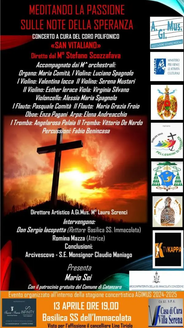 images "Meditando la Passione sulle Note della Speranza": Concerto nella Basilica SS. dell’Immacolata di Catanzaro