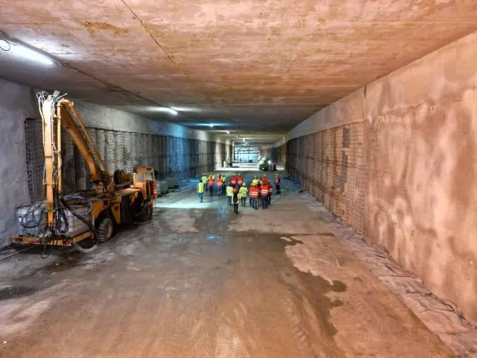 Trasversale delle Serre: studenti dell'Istituto Tecnico per Geometri di Vibo in visita al cantiere Anas