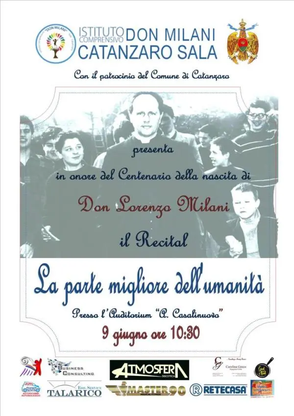 images Tutto pronto all’Ic Don Milani-Sala per il recital “La parte migliore dell’umanità” in onore del centenario della nascita di don Lorenzo Milani