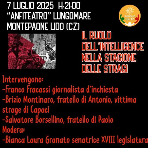 Montepaone, Bianca Laura Granato presenta "Il ruolo dell’intelligence nella stagione delle stragi"