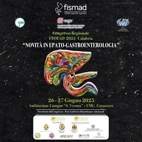 A Catanzaro 2 giornate di formazione e confronto sulla gastroenterologia (IL PROGRAMMA)
