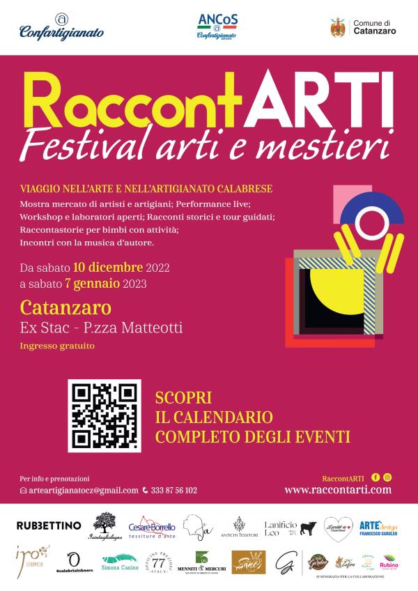 images RaccontARTI: dal 10 dicembre al 7 gennaio a Catanzaro il Festival delle arti e mestieri (PROGRAMMA COMPLETO)