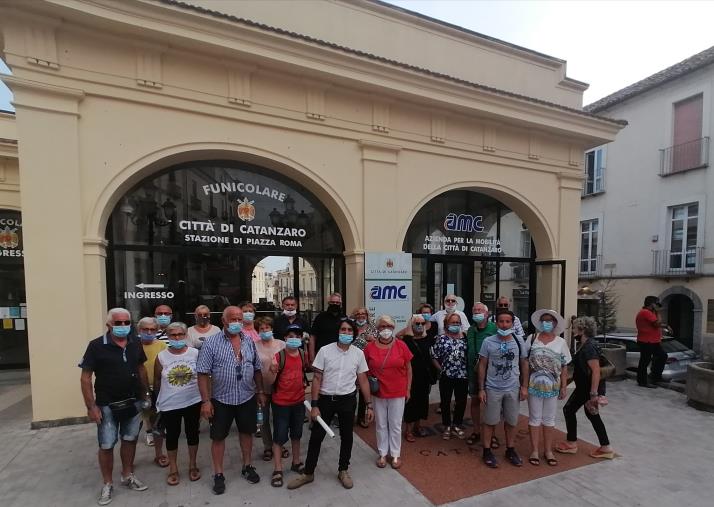 images Alla scoperta della città partendo dalla funicolare: 
turisti romagnoli in tour a Catanzaro