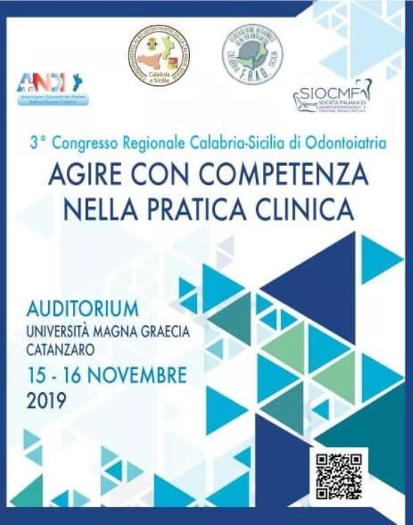 images “Agire con competenza nella pratica clinica”, domani e sabato il III Congresso regionale Calabria-Sicilia di Odontoiatria 

