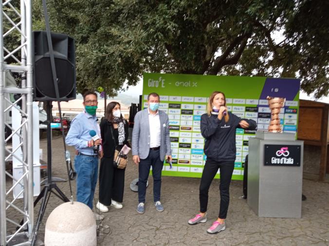 La città di Scigliano ha ospitato la partenza della quarta tappa di GiroE 