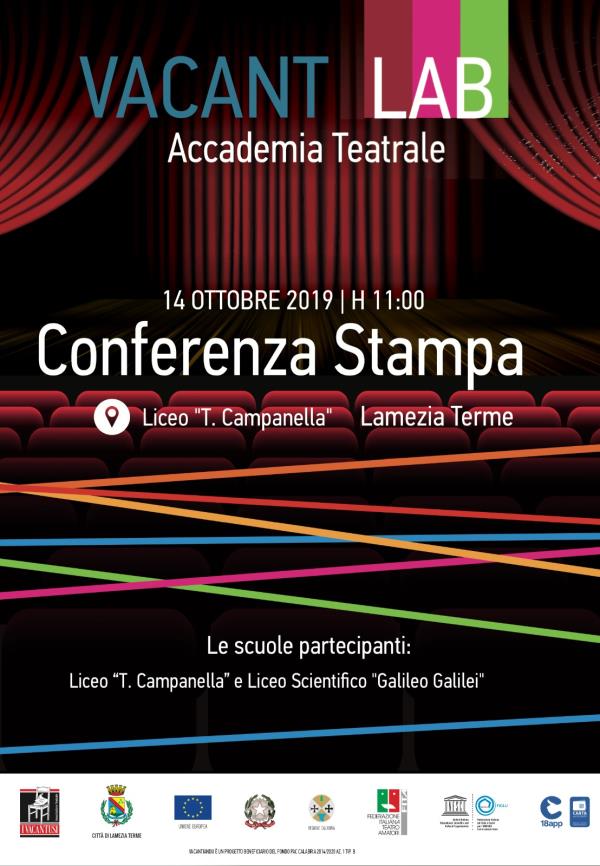 images Lunedì a Lamezia Terme la presentazione di "Vacantiandu 2019", nuovo progetto di Accademia Teatrale