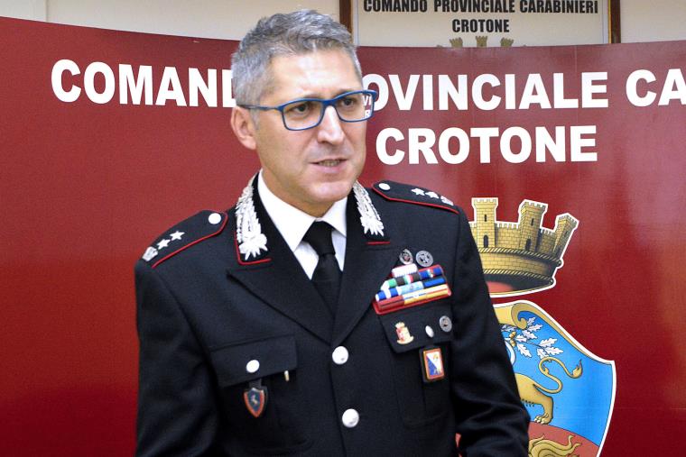 images Il tenente colonnello Alessandro Colella lascia il Comando provinciale dei carabinieri di Crotone