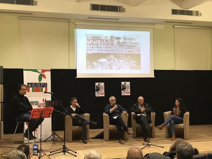 Piazza Fontana 50 anni dopo. Al Caffè delle Arti il ricordo dell’Anpi provinciale (VIDEO)

