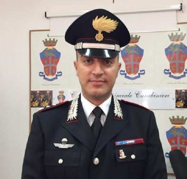 Il capitano dei carabinieri, Antonino Piccione, lascia Catanzaro e va a Firenze