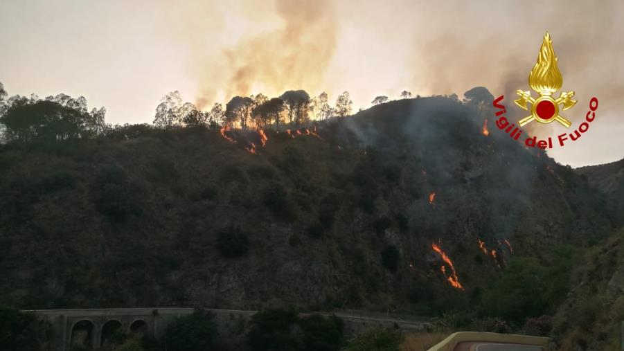 images Arriva il super caldo e gli incendi: vigili del fuoco in azione a Gizzeria e Stalettì