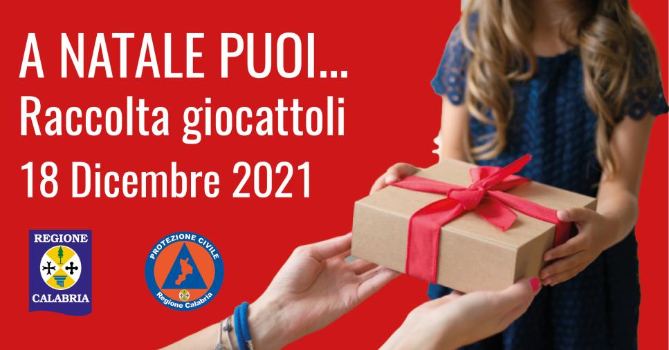 images "A Natale puoi", la Protezione Civile Calabria lancia una speciale raccolta di giocattoli