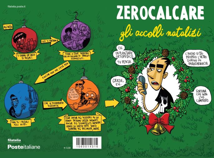 images Zerocalcare firma il biglietto augurale di Poste Italiane: ecco dove ritirarli in Calabria 