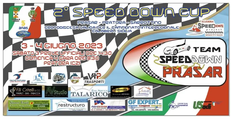 Sport e turismo: ritorna a Tiriolo lo Speed Down Cup “PraSar”