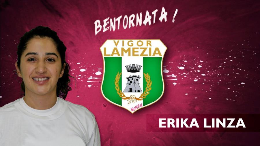 images Vigor Lamezia Women, Erika Linza vestirà i colori biancoverdi