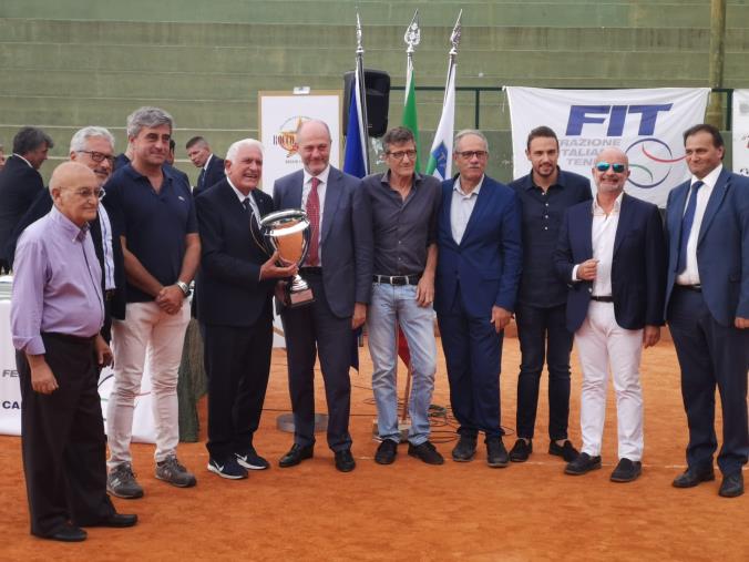 images Tennis, il Presidente Fit Binaghi a Reggio alla cerimonia dei campioni regionali