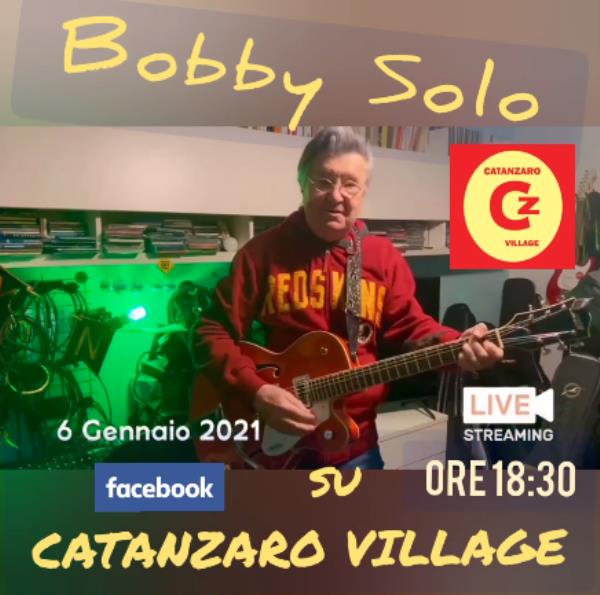 images Bobby Solo ospite il 6 gennaio a "Digital Show" il programma streaming di Catanzaro Village