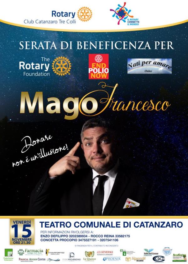 images La “magia” della beneficenza: venerdì 15 al Comunale serata del Rotary contro la Polio