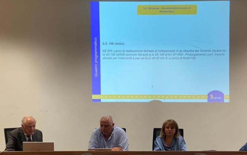 Viabilità 106 jonica e Traversale delle Serre. L'assessore Catalfamo incontra Comuni e Anas per velocizzare le progettazioni in corso