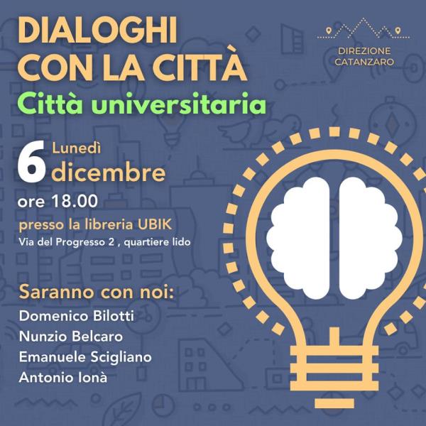 images Direzione Catanzaro, domani il quarto incontro dell'iniziativa "Dialoghi con la città"