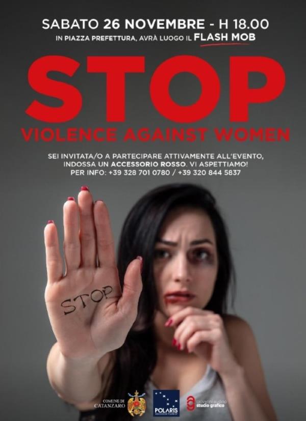 images "Stop Violence Against Women": domani alle 18 flash mob in piazza Prefettura