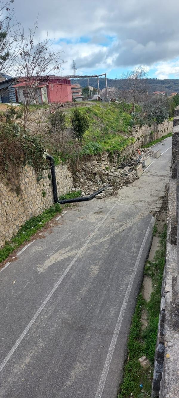 Crollo del muro sulla Provinciale 168/1. Il sindaco di Marcellinara, Scerbo scrive al prefetto per sbloccare la situazione