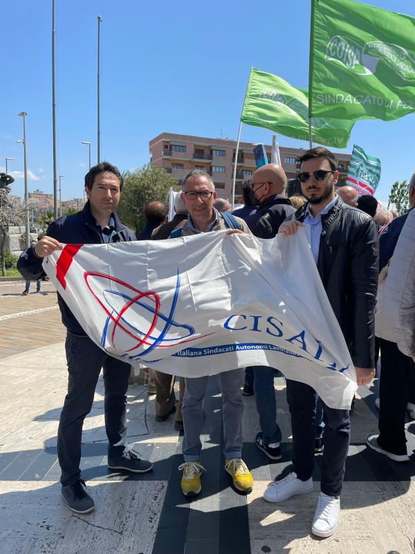 images Scorta civica per Gratteri, anche la Cisal presente al corteo di Catanzaro